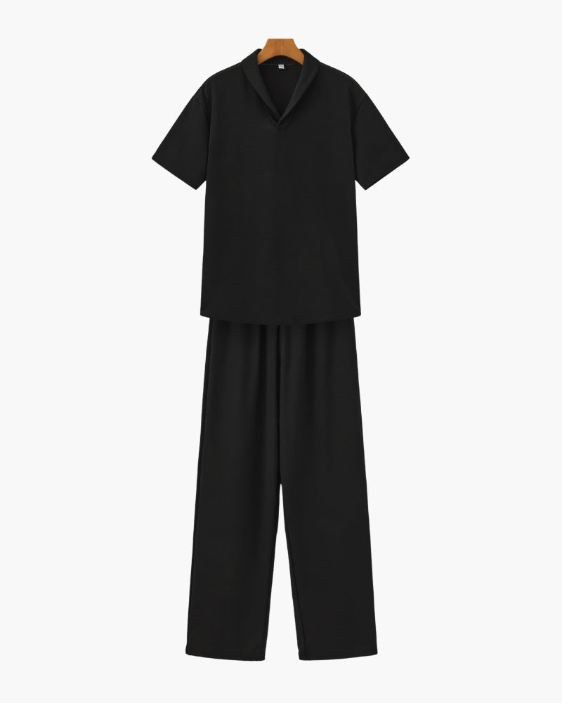 CONJUNTO de PANTALÓN y POLO de ALGODÓN