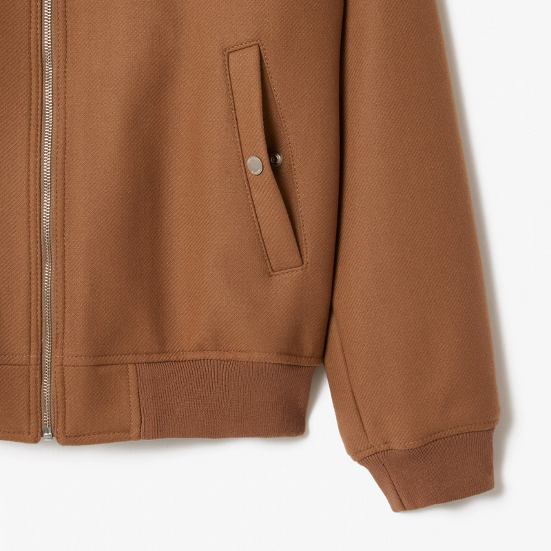 CHAQUETA de AVIADOR de LANA PREMIUM