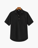 CASABLANCA - LINEN POLO