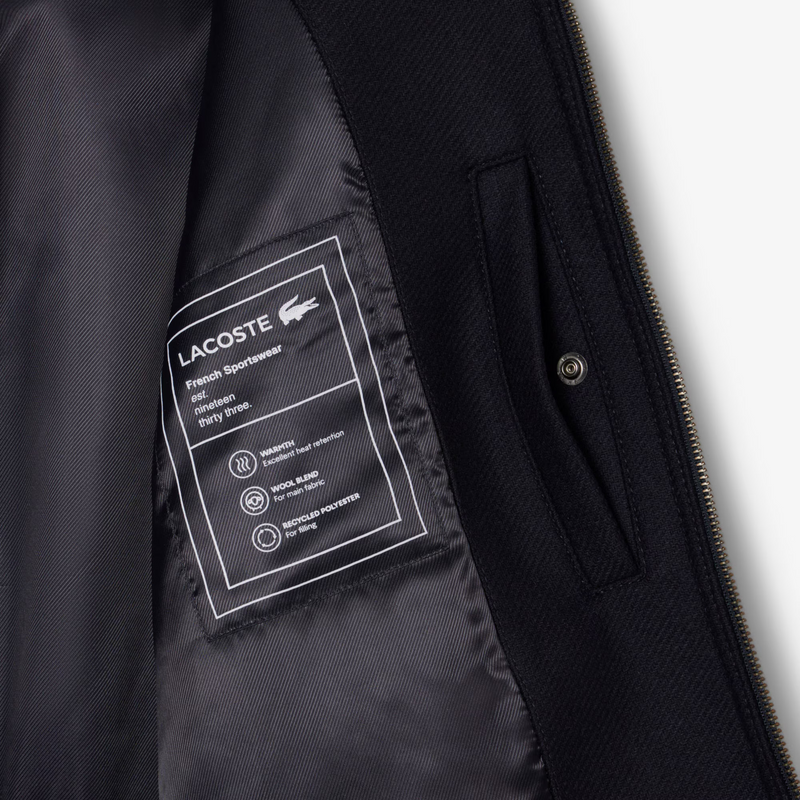 CHAQUETA de AVIADOR de LANA PREMIUM