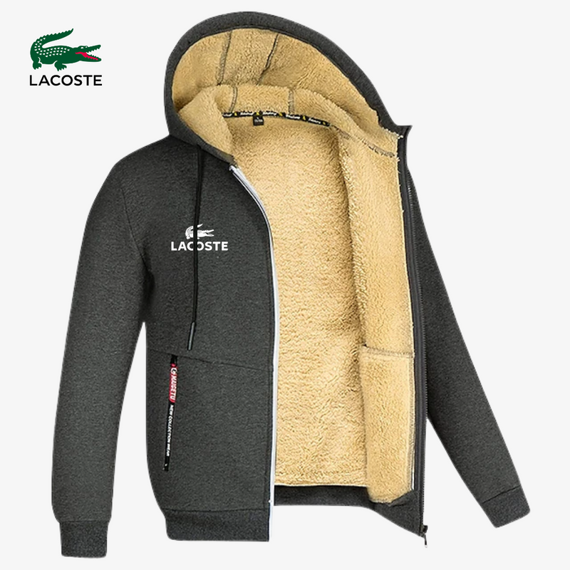 SUDADERA con CAPUCHA y CREMALLERA de INVIERNO SHERPA